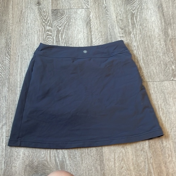 Athleta Dark Blue gray size medium active ware A-Line Skirt - Picture 3 of 8